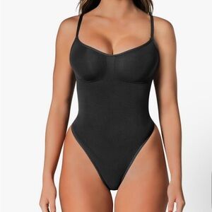 Women's Black Shapewear Bodysuit